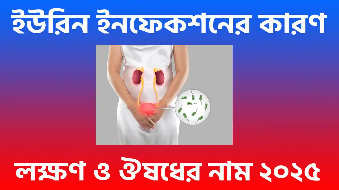 ইউরিন ইনফেকশনের কারণ, লক্ষণ ও ঔষধের নাম ২০২৫